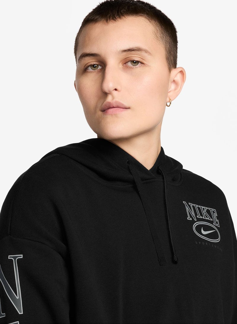 Nike Nsw Club Fleece Oversized Hoodie - Image 3
