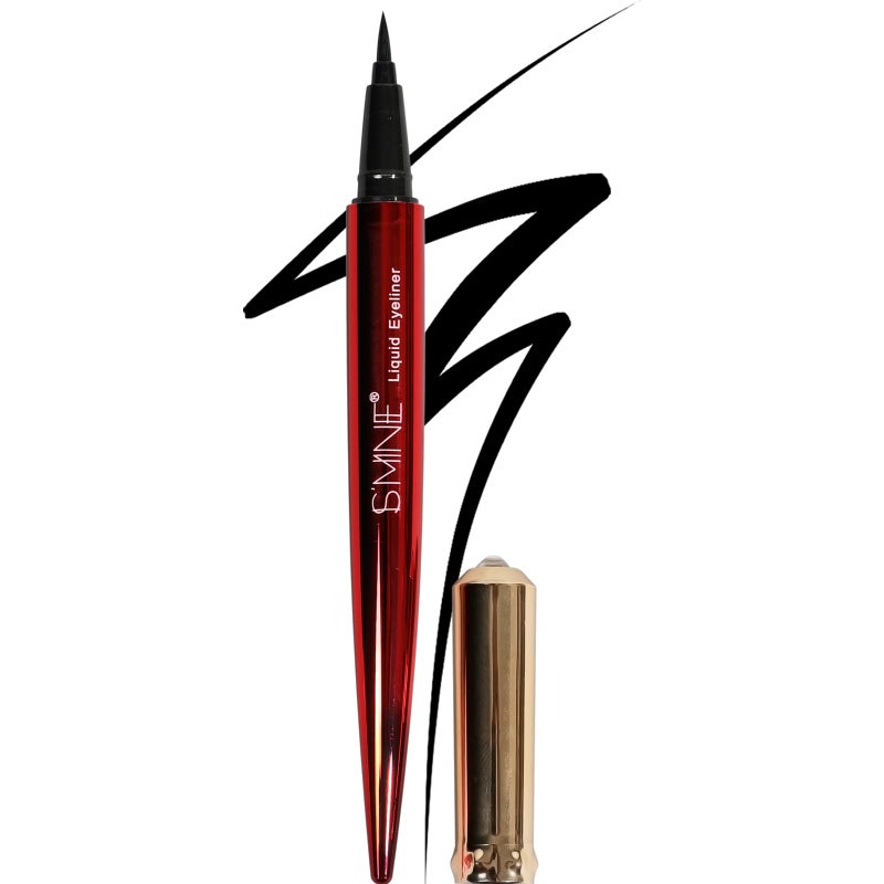 IS'MINE ISMINE Professional Matte Vegan smudge proof Eyeliner, Makeup liner Easy Liquid Pen No-Skip Eyeliner, Waterproof Formula, Long lasting Liquid Eyeliner Black - Image 1