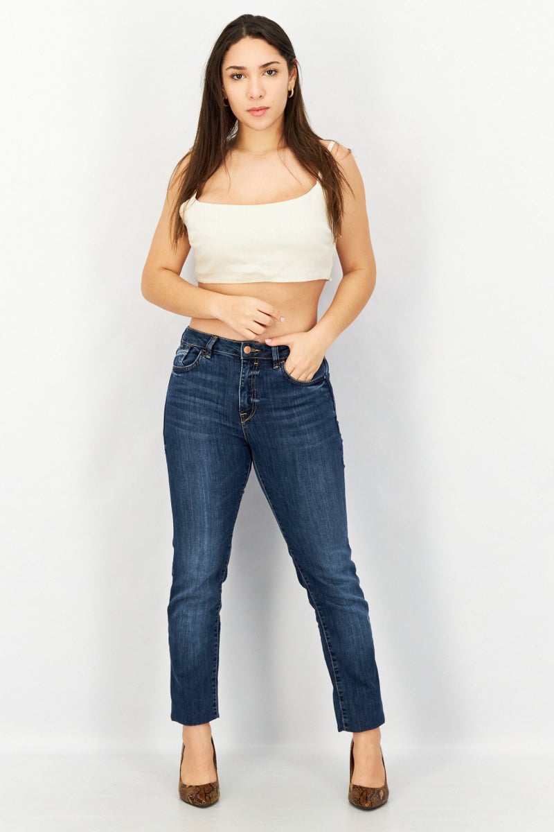 ASOS توب قصير بلا أكمام على شكل حرف U للنساء، كريمي - Image 4