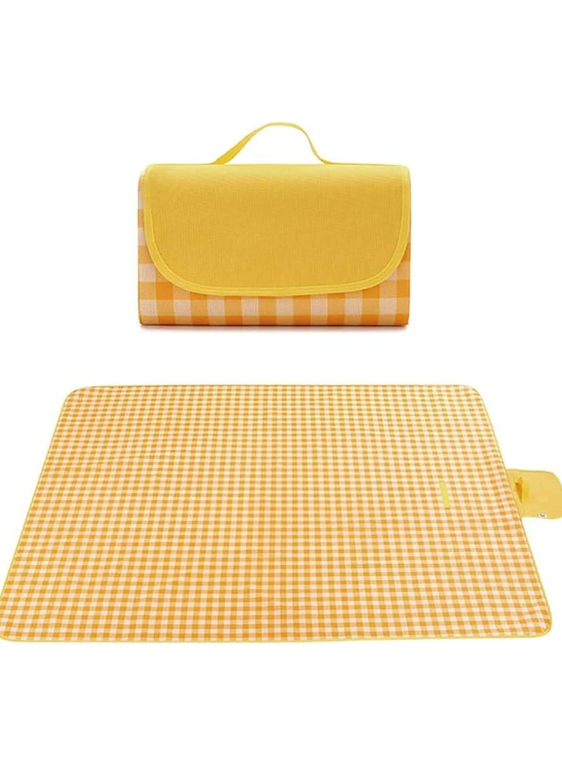 Picnic Blanket Outdoor Mat,Beach and Desert Mat,Foldable 200 * 200cm Large Size Waterproof and Sandproof Camping Mat - Image 1