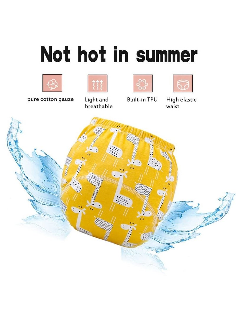 Baby Potty Training Pants,6 Packs Toddler Potty Training Pants Cotton Reusable Toddlers Underpants Baby Boys/Grils - Image 1