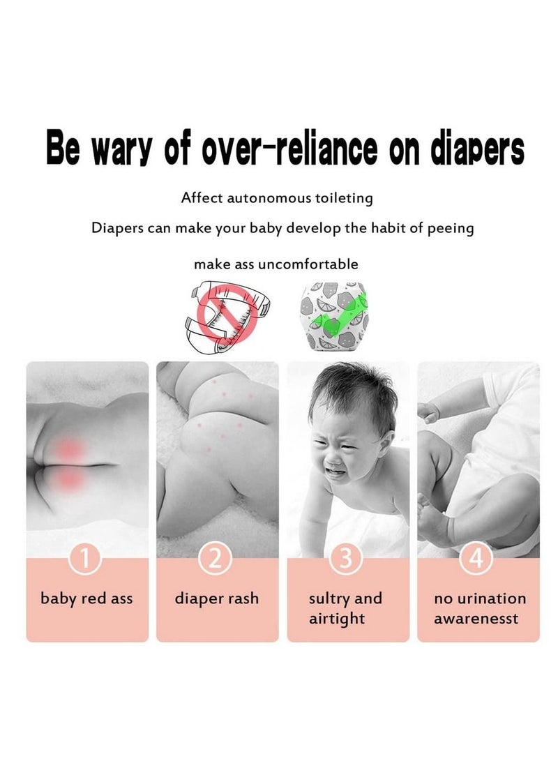 Baby Potty Training Pants,6 Packs Toddler Potty Training Pants Cotton Reusable Toddlers Underpants Baby Boys/Grils - Image 5