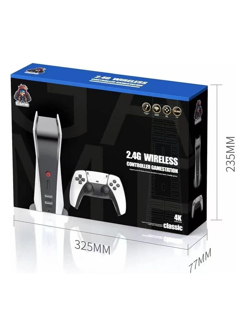 بايكو لعبة 2.4G وحدة تحكم لاسلكية مزدوجة عصا ألعاب 4K HD فيديو وحدة تحكم ألعاب منزلية مزدوجة لوحة ألعاب لاسلكية وحدة تحكم في الألعاب مشغل ألعاب كلاسيكي محطة ألعاب كلاسيكية - Image 4
