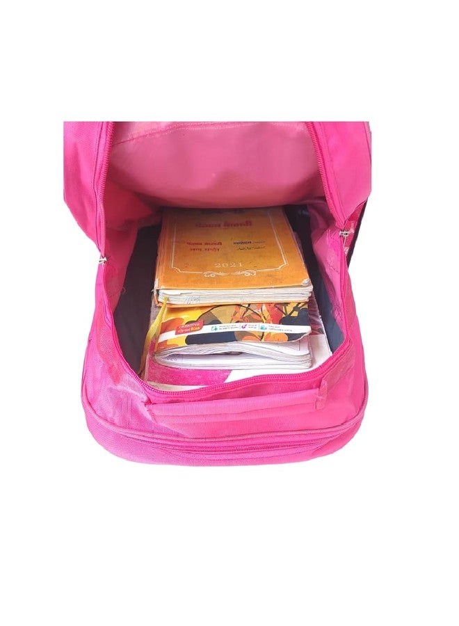 SPANCO Backpack for Office, Colleg, School & Travel Use for Men & Women | Size in Inches : 17 X 13 X 9 | Color : Pink. - Image 2