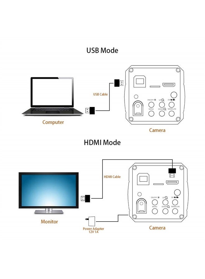 HAYEAR 14mp Tv Hdmi USB Industry Digital C-Mount Microscope Camera Tf Video Recoder DVR - Image 4