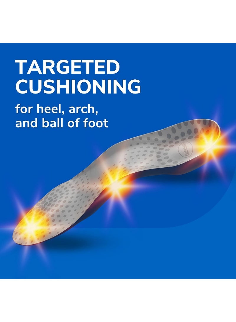Dr. Scholl's Tri-Comfort Insoles for Men, Cushioning and Arch Support for Heel, Arch and Ball of Foot, Men's Sizes 8-12 - Image 2