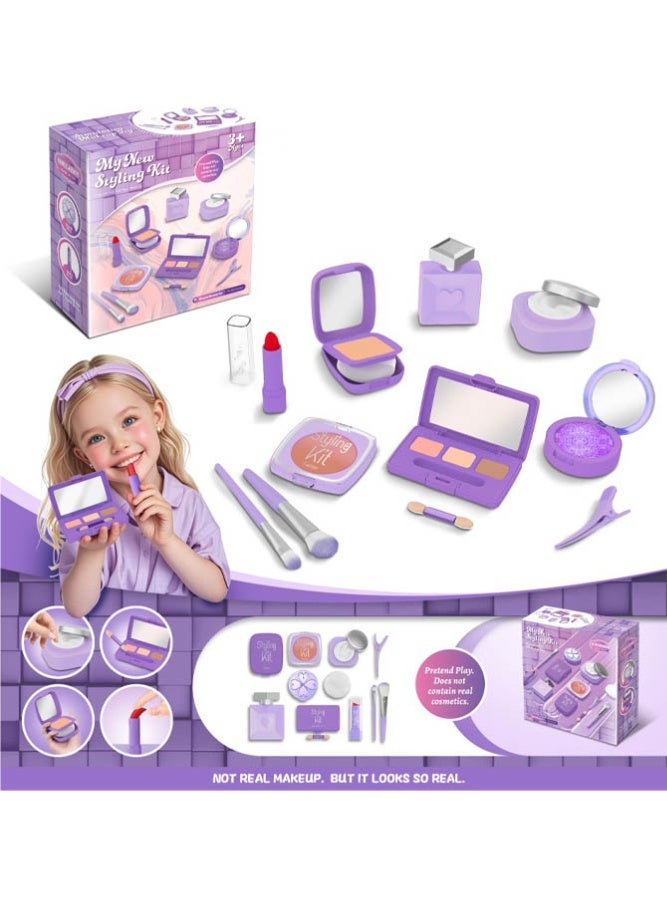 INSENSE Pretend Makeup Set for Kids - Princess Dressing Up Playset for Girls, Perfect Birthday Gift - Image 2