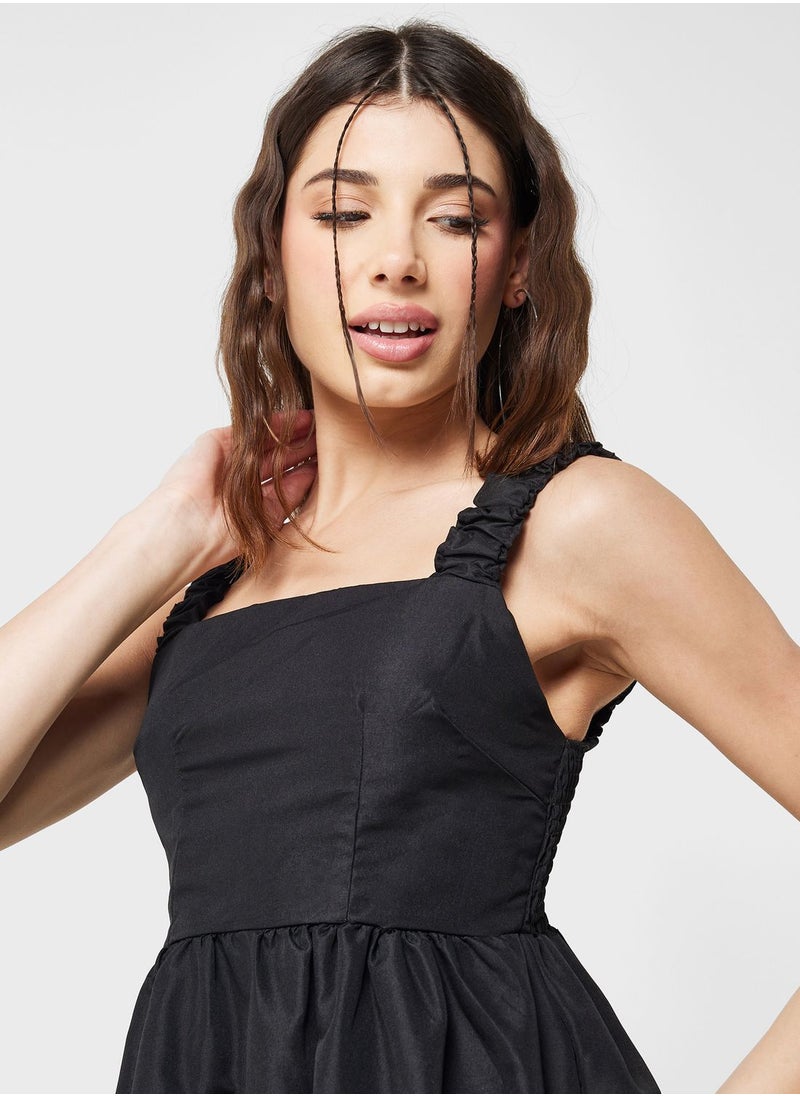 Ginger - Shoulder Strap A-Line Dress - Image 1