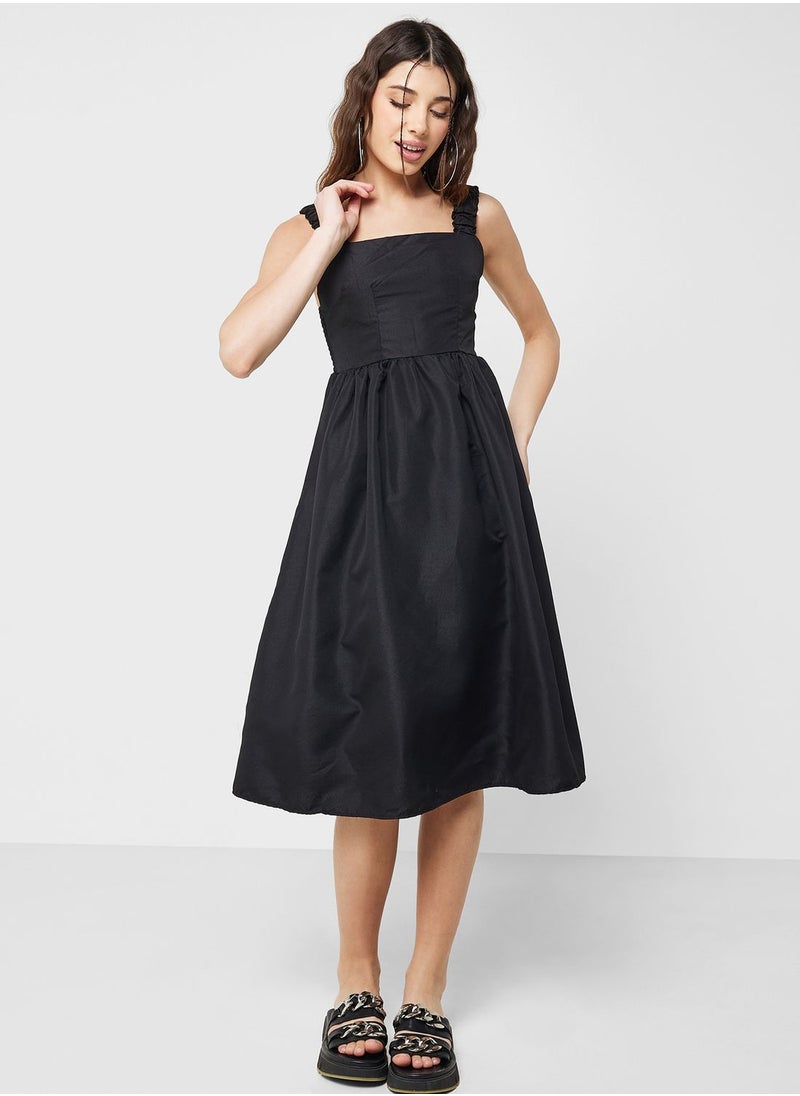 Ginger - Shoulder Strap A-Line Dress - Image 1