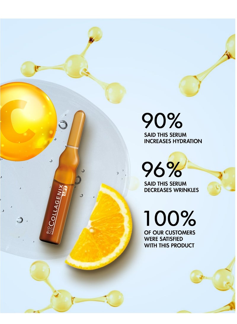 اي اس آي جرعة واحدة مضادة للشيخوخة - تركيبة تجميلية لشد البشرة بالكولاجين وحمض الهيالورونيك والريسفيراترول لشد البشرة وترطيبها بعمق وتقليل التجاعيد والانتفاخات وتحسين ملمس البشرة، أمبولة واحدة - Image 2