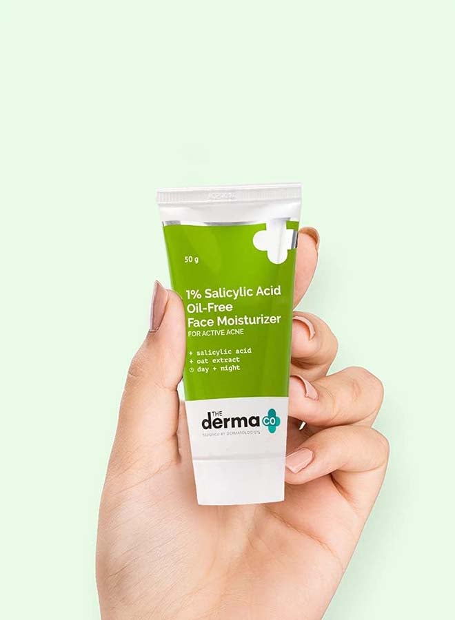 THE derma Co 1% Salicylic Acid Oil-Face Moisturizer - Image 5