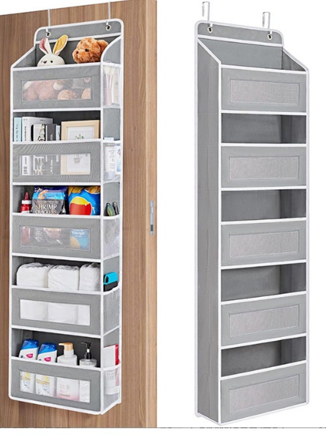 JCB CHIC 5-Shelf Over The Door Storage Organizer,Door Organizer Hanging，Over The Door Pantry Organizer，Back Of Door Storage Organizer，25lb Ultra Sturdy & Large Capacity Door Organizer for Closet,Bedroom. - Image 1