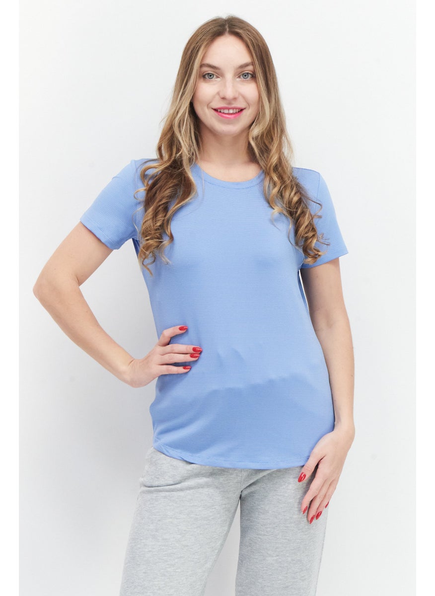 EVERLAST - Women Sportswear Fit Training Top, Blue - Image 1