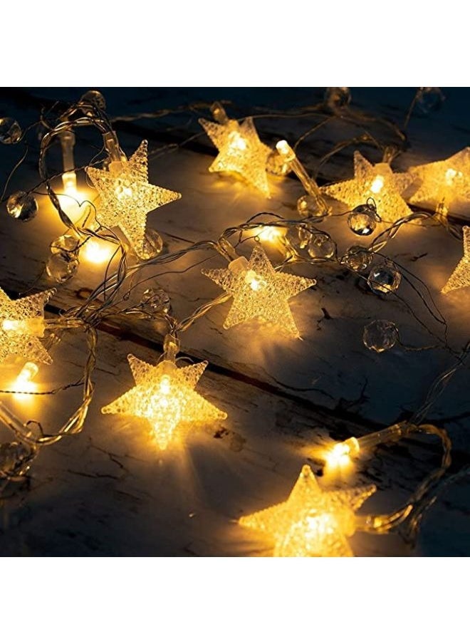 AL RAID - Fairy Lights Copper Wire String Lights, 10 LED Battery Powered Warm White Lights, 1.5M, Perfect for Bedroom, Yard, Door Decorations, Indoor & Outdoor Use - Image 1