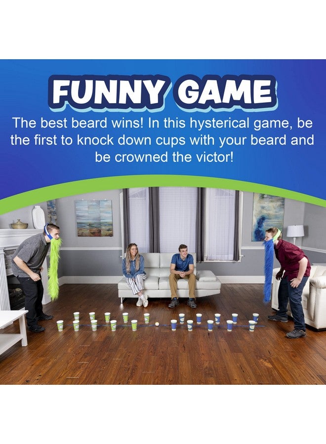 Squirrel Products Battle of The Beards Funny Party Game, White Elephant Minute to Win It Game for Kids & Adults, Family Game Night Activity for Ages 6+ - Image 2