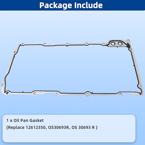 RICHWEI OS30693R Oil Pan Gasket Set for Chevy Silverado 1500 2500 3500 Express Suburban Tahoe Camaro 4.8L 5.3L 5.7L 6.0L 6.2L,GMC Savana Sierra Yukon Envoy,Cadillac CTS Escalade 2001 2006 2012 2013 2014 2015 - Image 5
