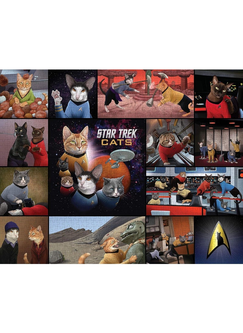 Chronicle Books Chronicle Books Star Trek Cats 1000-Piece Puzzle  - Image 1