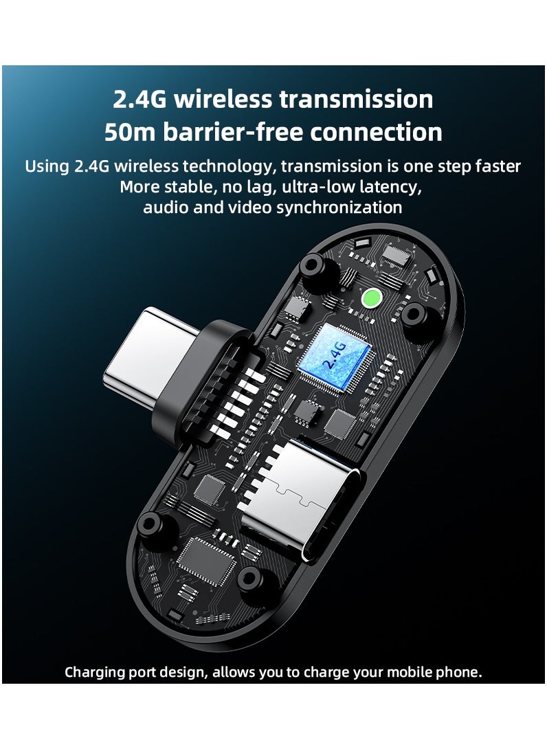 Yesido KR17 2 in 1 Type-C Wireless Microphone with Charging Box  - Image 2