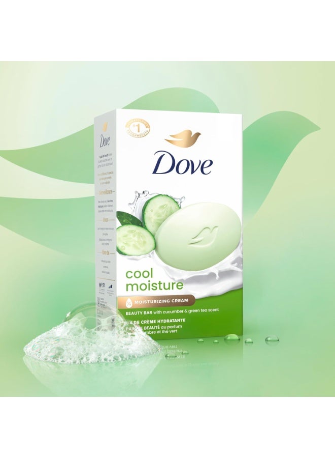 دوف صابون دوف المرطب المنعش بالخيار والشاي الأخضر - 6 قطع × 637 جم - Image 3