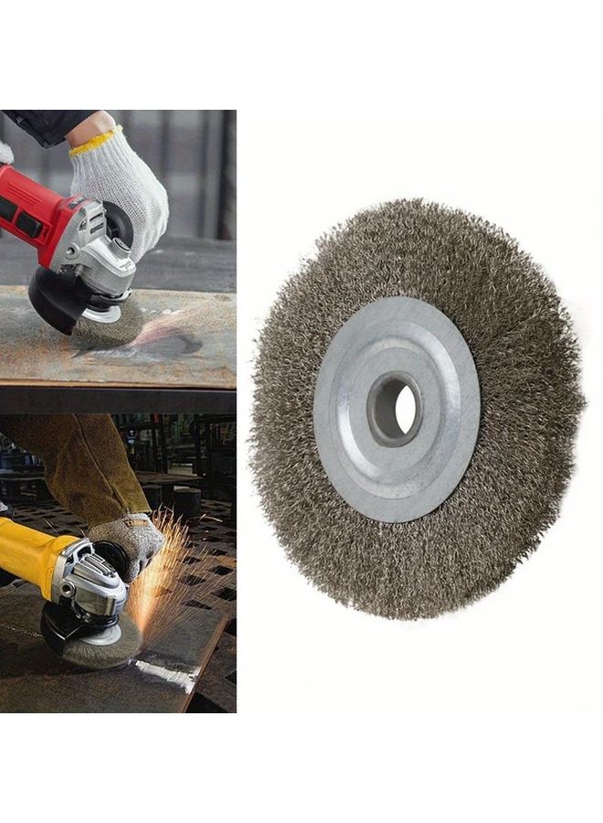 304 Stainless Steel Wire Wheel Brush 125mm For Rust Removal Polishing Bench Grinders Drills - Image 2