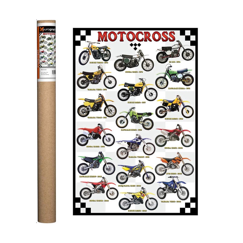 EuroGraphics Motocross Poster 36 x 24 inch