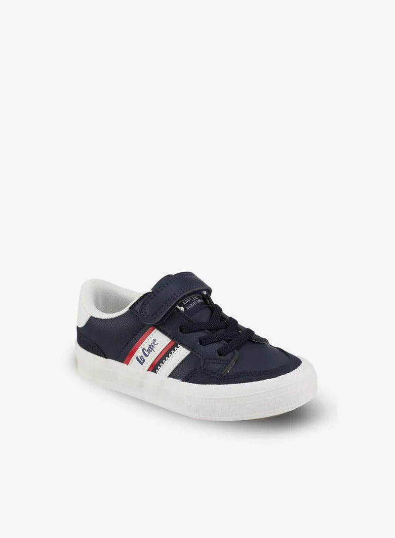 Lee Cooper Boys Logo Print Lace-Up Ankle Sneakers