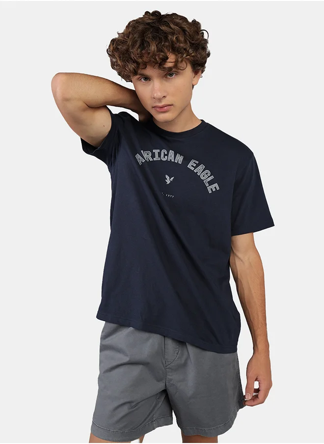 American Eagle AE Logo Graphic T-Shirt