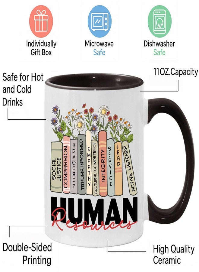 MEDROC Funny Human Resources Gifts - Coffee Mugs Ceramic 11oz with Coaster, HR Week Gifts for Women Men, HR Professional Appreciation Gifts For New Coworkers Friends - Image 3