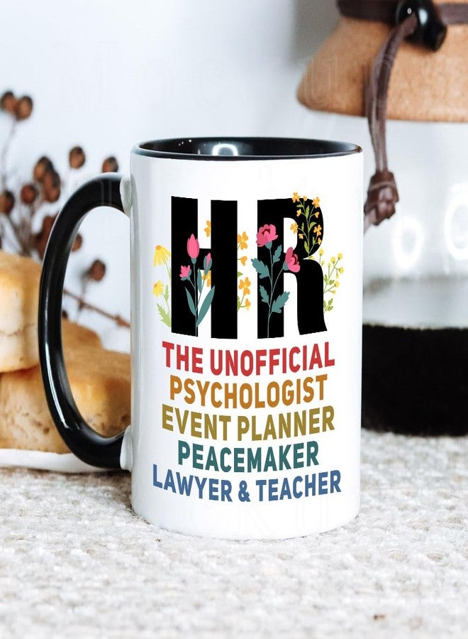 MEDROC Funny Human Resources Gifts - Coffee Mugs Ceramic 11oz with Coaster, HR Week Gifts for Women Men, HR Professional Appreciation Gifts For New Coworkers Friends - Image 4