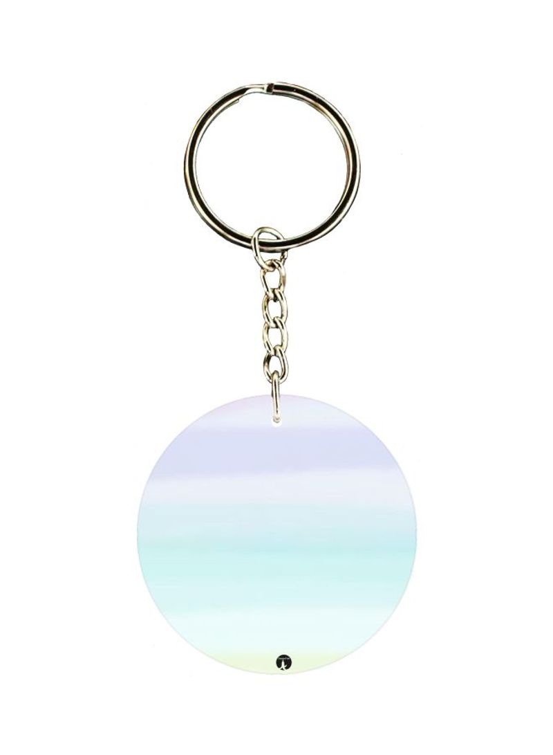 RKN Rainbow Printed Double Sided Keychain