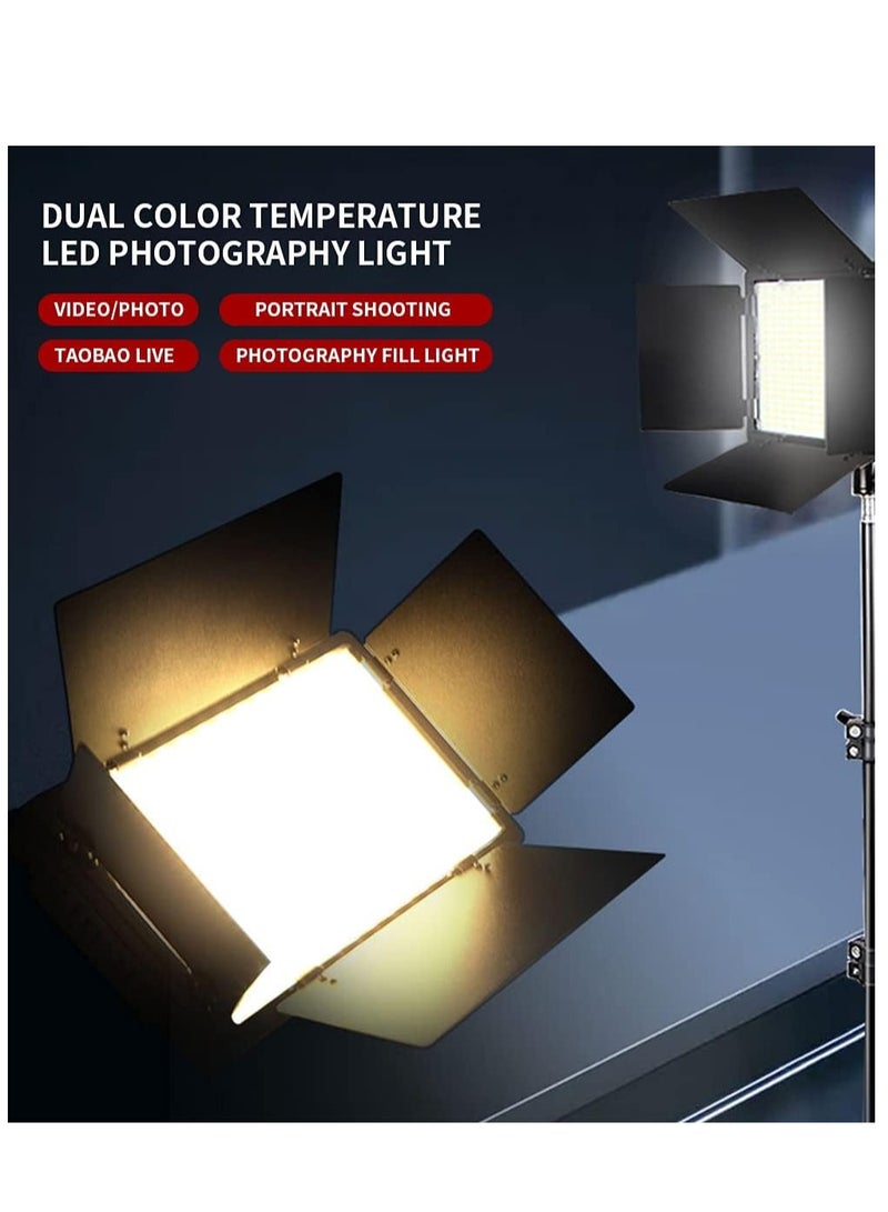 JOMILA 600 LED light video light kit , rechargeable and plug-powered camera video light, 3200K-5600K camera video light， rechargeable and plug-powered video conference live light (LED LIGHT) - Image 4