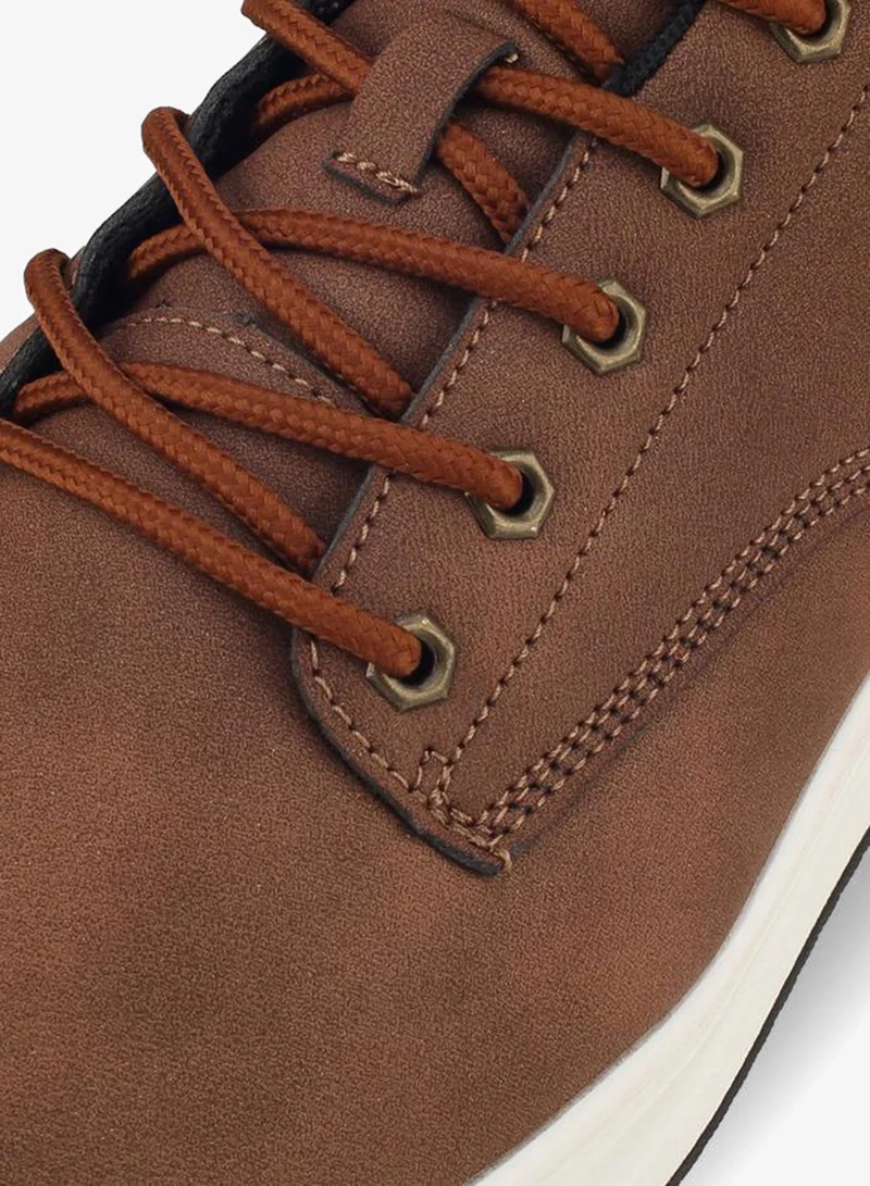 Lee Cooper BROWN Men Lace-Up Ankle Sneakers for Men | Best Price UAE