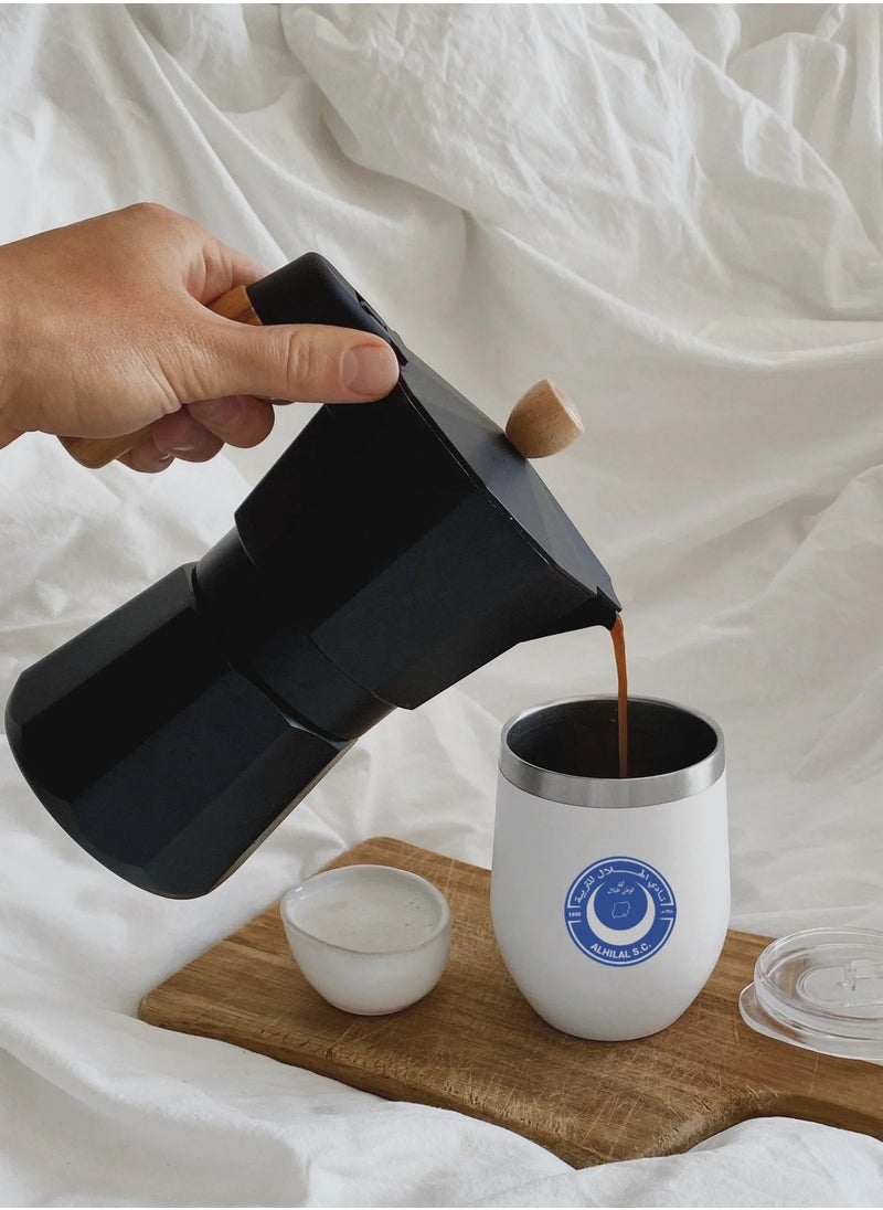 Al Hilal S.C Thermal Cup with Al-Hilal logo  - Image 2