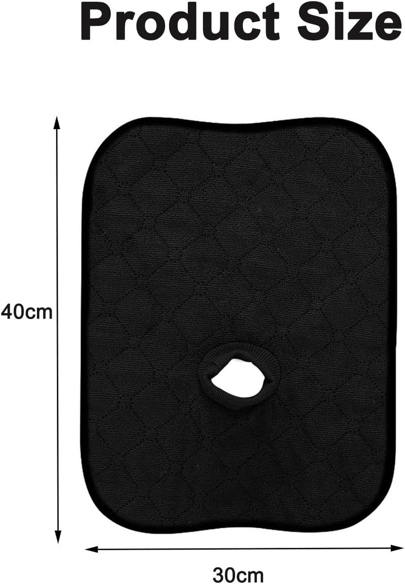 Zealite Baby Car Seat Protector for Potty Training, Waterproof Diaper Leak Proof Mat for Car Seats, Strollers & High Chairs, Machine Washable & Dryer Safe (Black) - Image 2