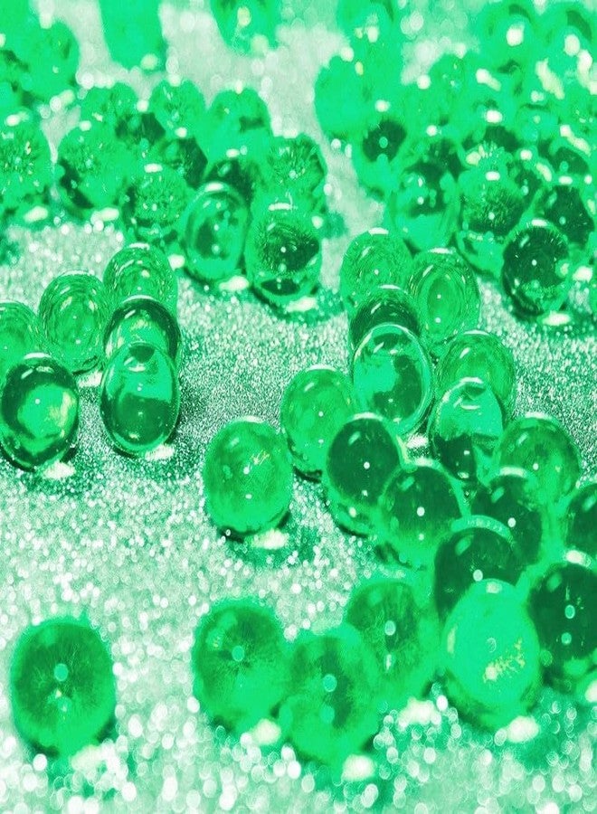 COOLCOLD Gel Blaster Refill Ammo – Approx 40,000 Rounds of 7-8mm Non-Toxic Water Beads for Gel Guns – Safe for Adults 15+ – Transparent Green Gel Bullets – Also Ideal as Home Decor Vase - Image 2
