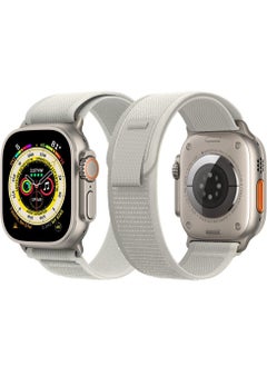 Generic Apple Watch Strap 49 mm 45 mm 44 mm 42 mm Band Trail Loop Stretchy Soft Nylon Band Adjustable Sports Strap for Apple Watch Ultra 2 Series 9/8/7/SE/6/5/4/3/2/1  - Image 1