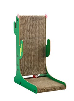 Cactus Style L-shaped Cat Scratching Board, Indoor Interactive Pet Toys and Cat Self-entertainment Toy
