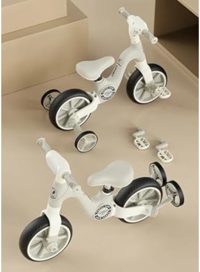 Nano Classic Kids Balance Bike with Training Wheels – Lightweight Toddler Cycle with LED Front Light, Adjustable Seat & EVA Foam Wheels (1–4 Years) - Image 5