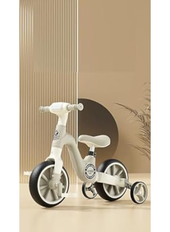 Nano Classic Kids Balance Bike with Training Wheels – Lightweight Toddler Cycle with LED Front Light, Adjustable Seat & EVA Foam Wheels (1–4 Years) - Image 2