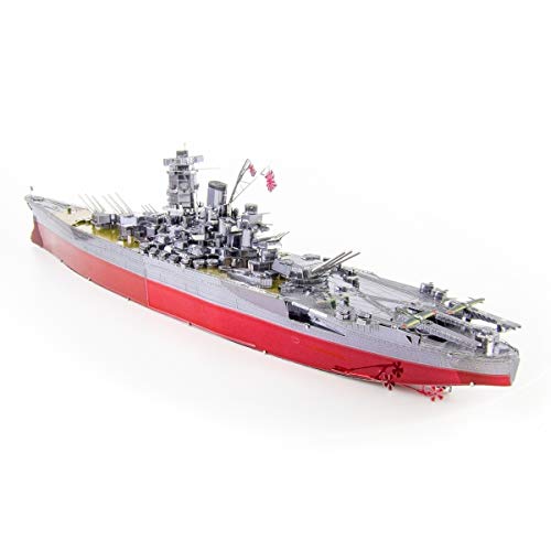 Fascinations Metal Earth Puzzle 3D Battleship Yamato Boats Metal Puzzle Building Model Kits for Adults Challenging Level 2949 X 45 X 65 Cm - Image 5