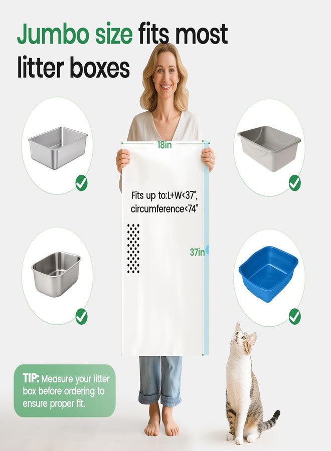 PETOCAT Sifting litter bags with 7-Day Litter System, Heavy Duty Thickened litter liners, 37x18 Inch (7 Pack) For Most Litter Boxes and Cat Supplies - Image 5