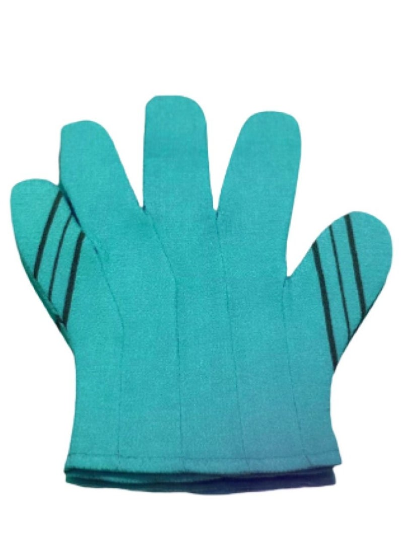 CLOVE Exfoliating Scrub Bath Mitten Blue 