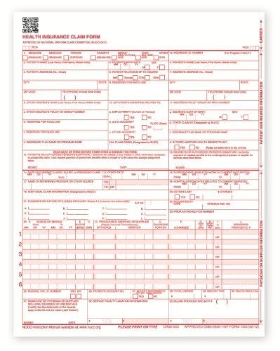 Compuchecks New CMS 1500 Claim Forms - HCFA (Version 02/12) (250 Sheets) - Image 5