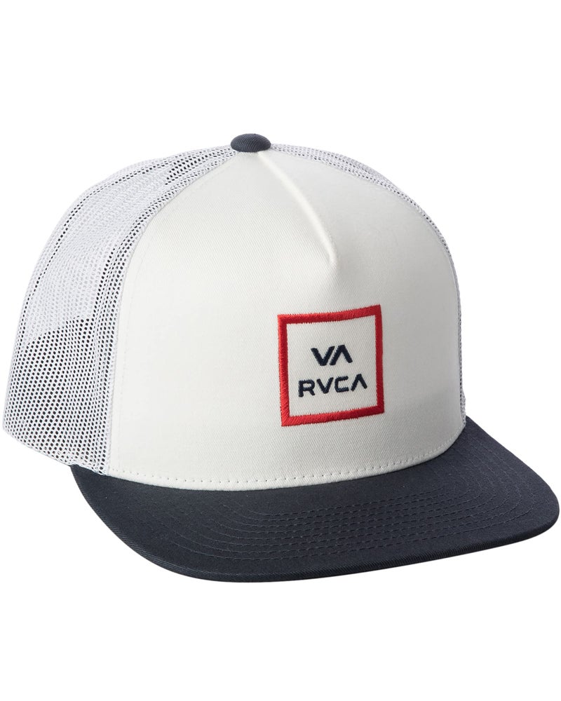 RVCA Men's Trucker Hat, Structured Hat with Stretch Mesh Back, Adjustable Snapback Closure - Image 4