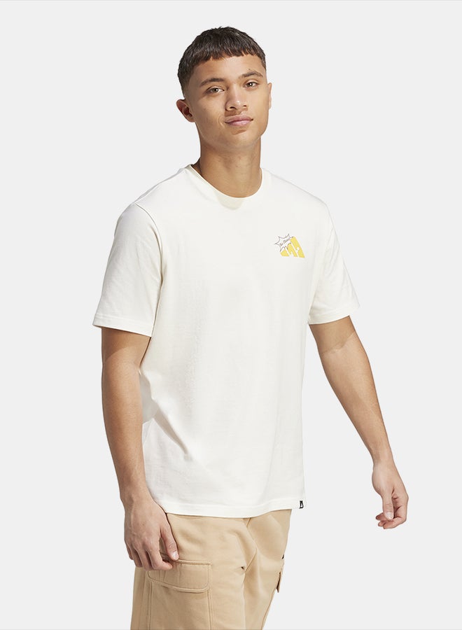 Adidas Food Grilled Cheese Graphic T-Shirt - Image 3
