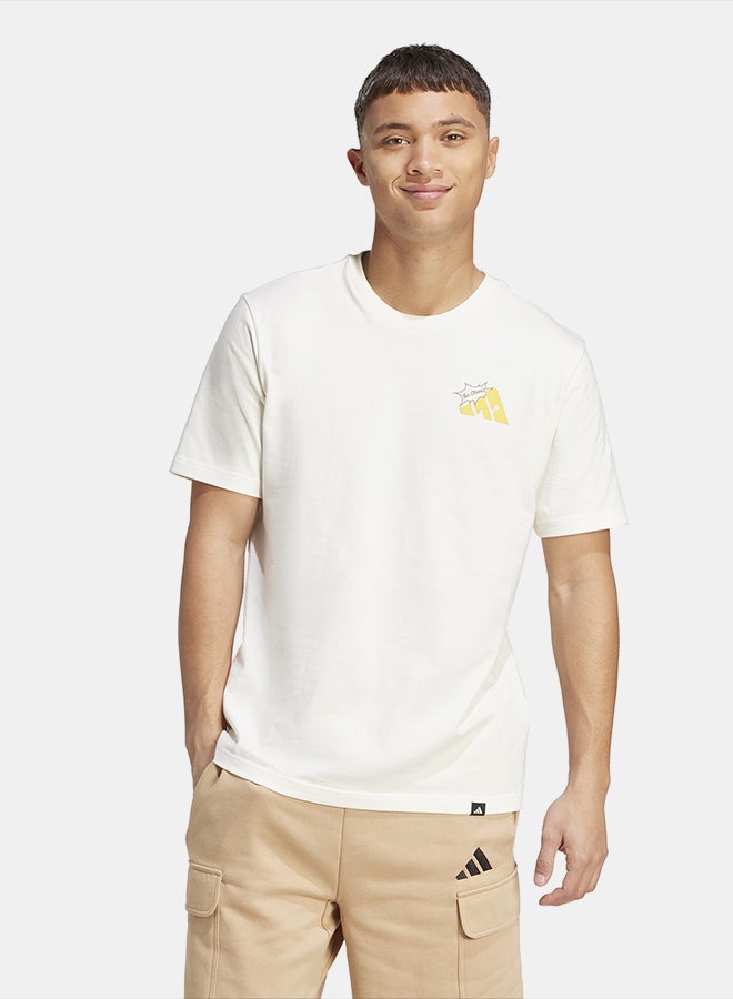 Adidas Food Grilled Cheese Graphic T-Shirt - Image 1