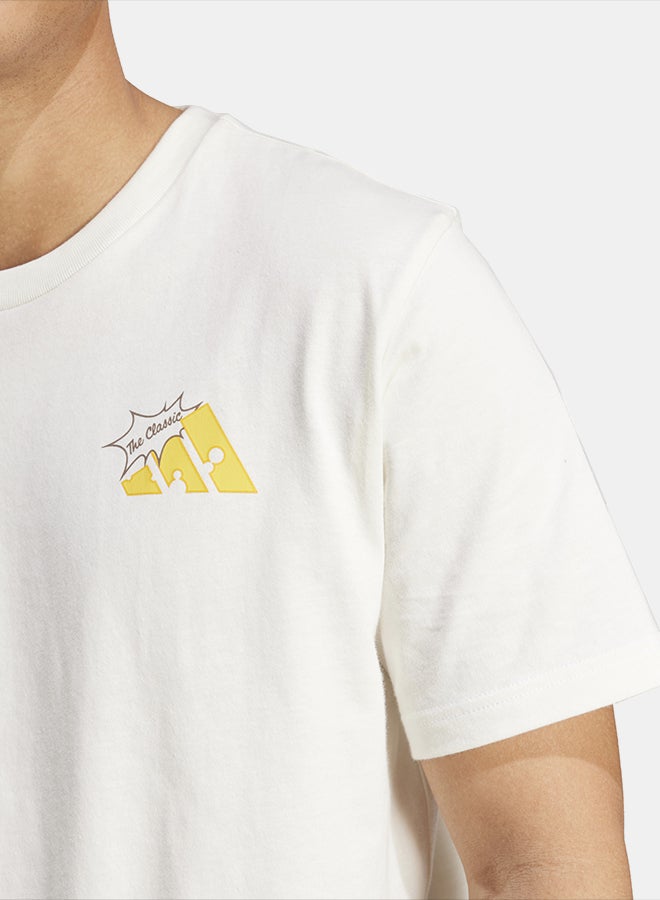 Adidas Food Grilled Cheese Graphic T-Shirt - Image 4