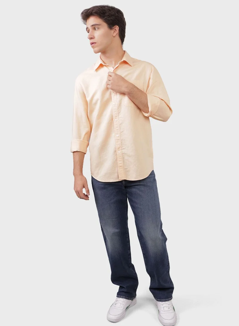 امريكان ايجل Essential Button Up Regular Fit  Shirt