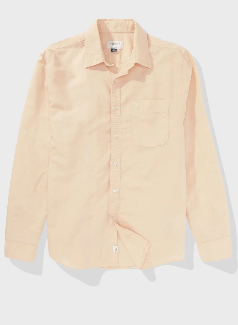 امريكان ايجل Essential Button Up Regular Fit  Shirt