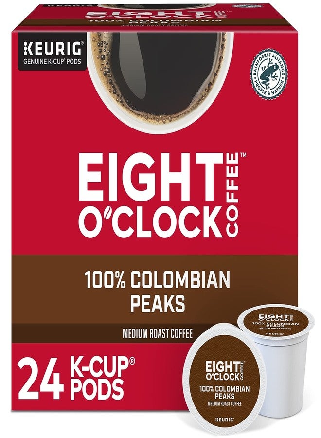 Eight O'Clock Coffee Colombian Peaks, Single-Serve Keurig K-Cup Pods, Medium Roast Coffee, 24 Count - Image 1